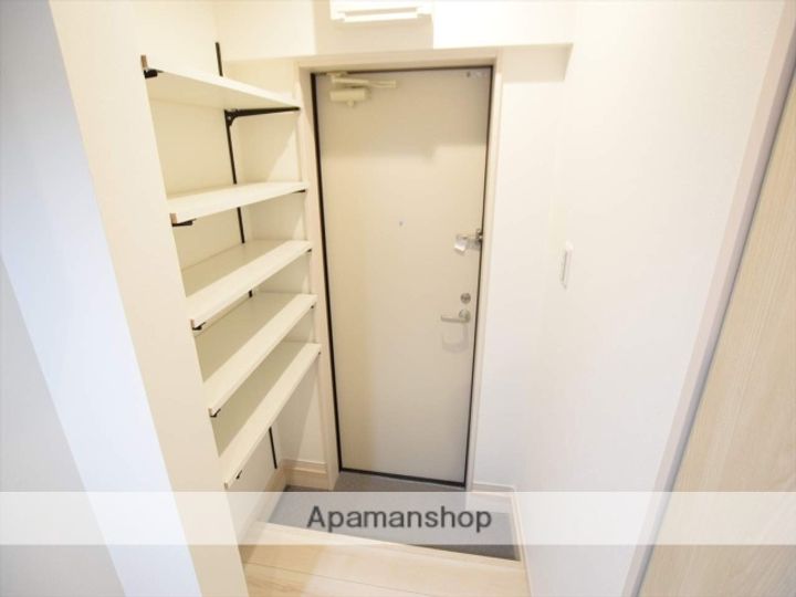 神奈川県相模原市中央区氷川町の賃貸アパートの玄関