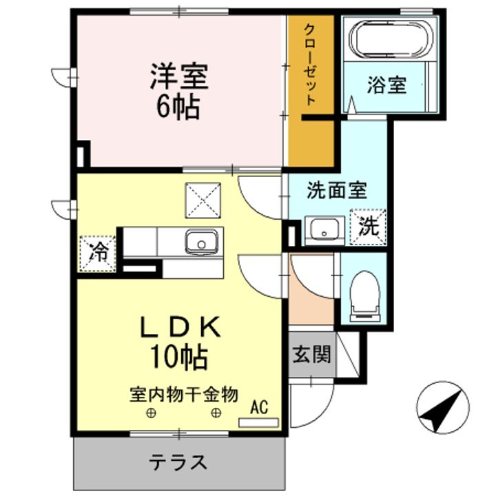 シャルムの間取り