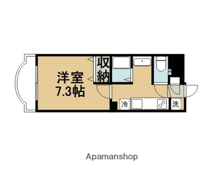 神奈川県相模原市中央区清新6丁目の賃貸マンションの間取り