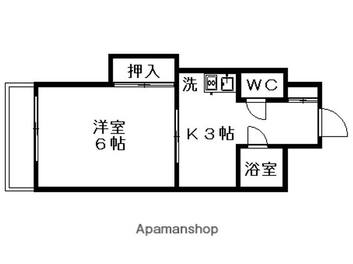 プラネット南橋本206の間取り