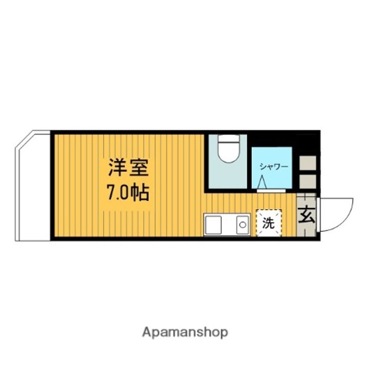 神奈川県相模原市南区相模大野2丁目の賃貸マンションの間取り