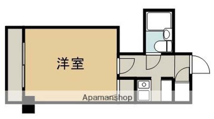 神奈川県大和市林間1丁目の賃貸マンションの間取り