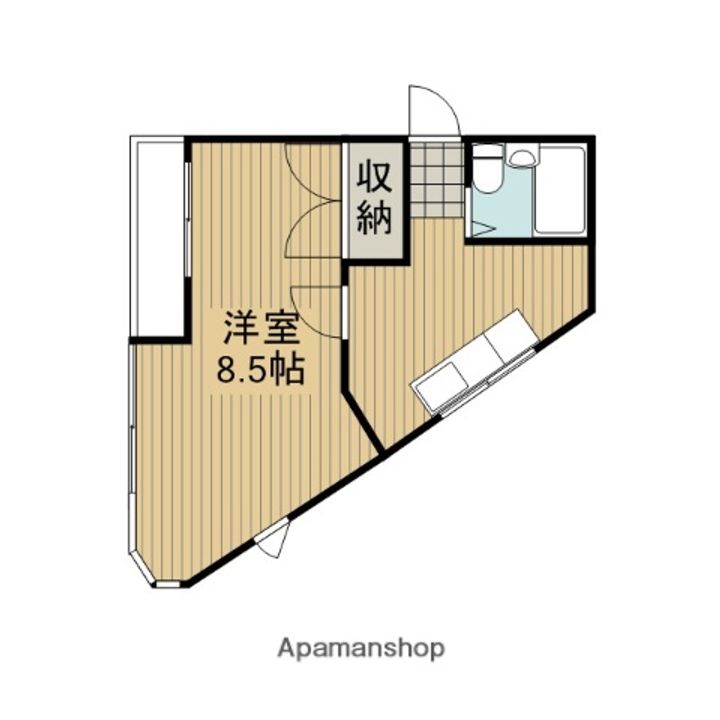 神奈川県相模原市南区鵜野森1丁目の賃貸マンションの間取り