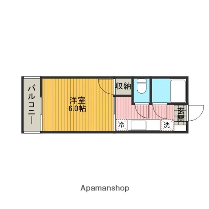 神奈川県相模原市南区旭町の賃貸アパートの間取り