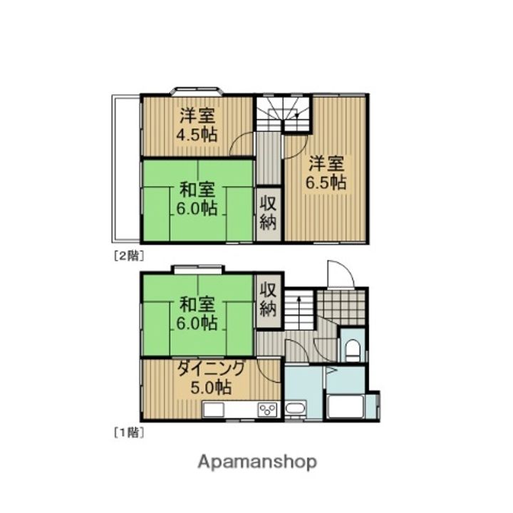 神奈川県相模原市南区大野台2丁目(一戸建)の賃貸物件の間取り