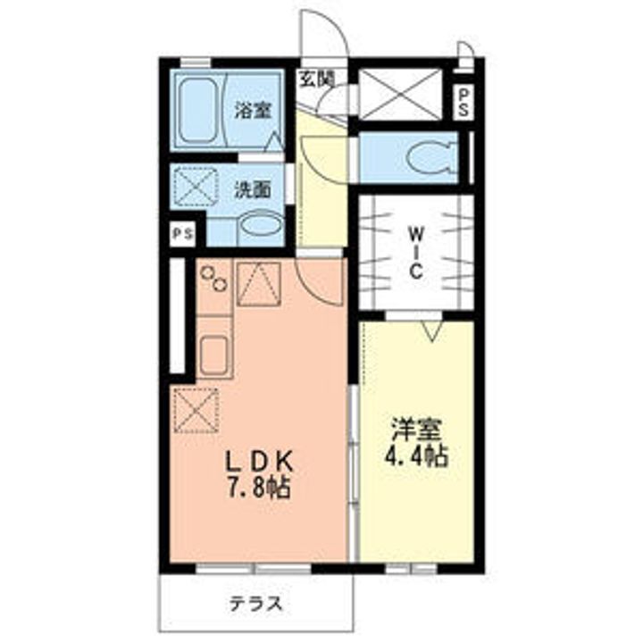 ヒルサイドパレス105の間取り