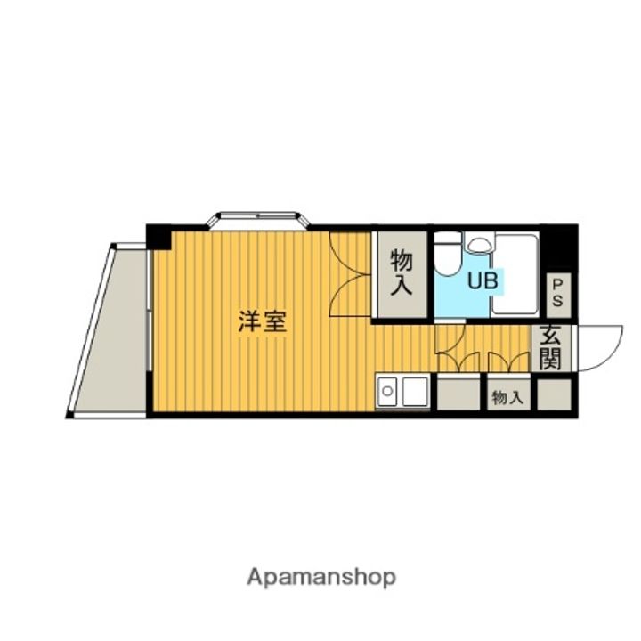 神奈川県相模原市南区東林間4丁目の賃貸マンションの間取り