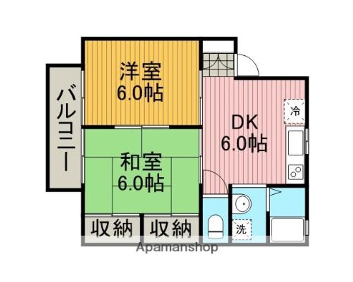 ドエル・ロイヤル206の間取り