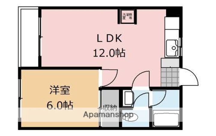 カーサドニル104の間取り