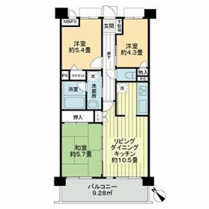 レクセル鶴川の間取り