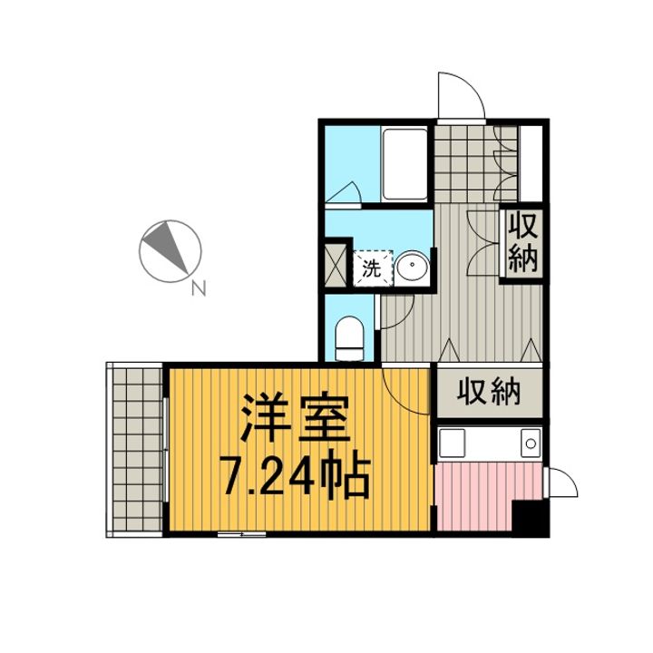PALAZZO DI SAGAMIHARAの間取り