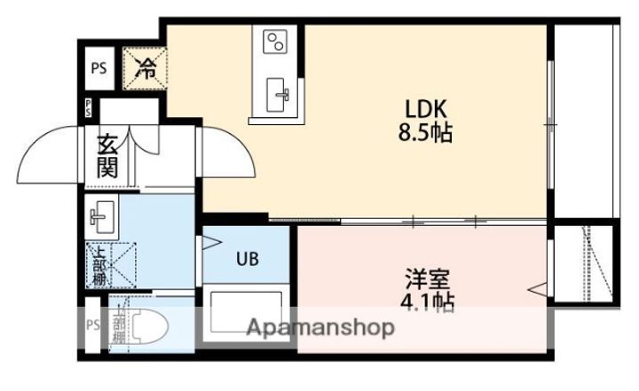 LUNA COURTの間取り