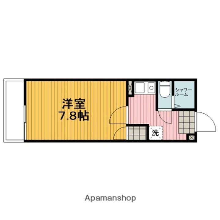 神奈川県相模原市南区相模大野7丁目の賃貸マンションの間取り