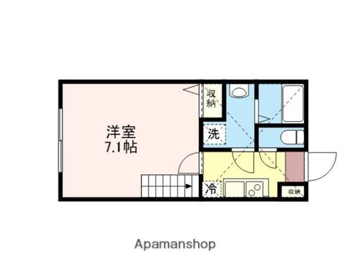 神奈川県相模原市南区上鶴間6丁目の賃貸アパートの間取り