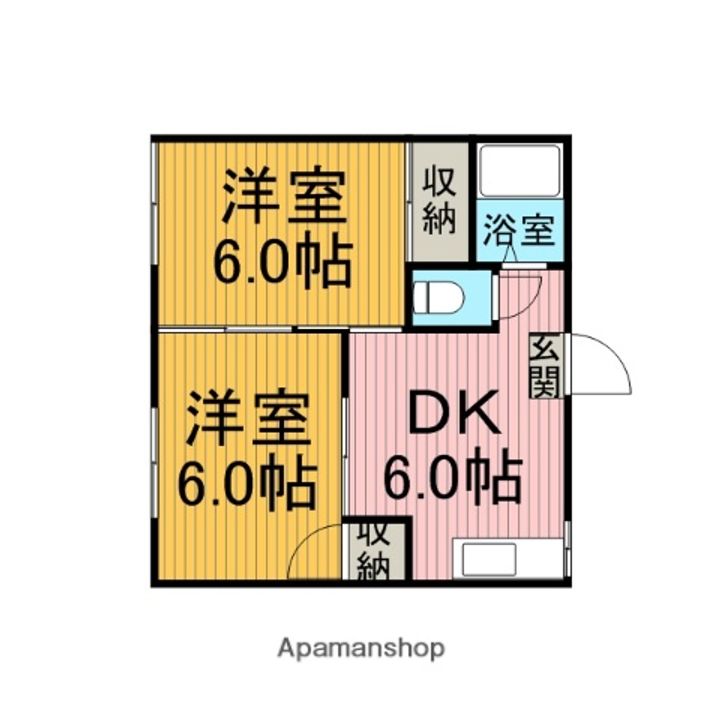 CASAアカイの間取り