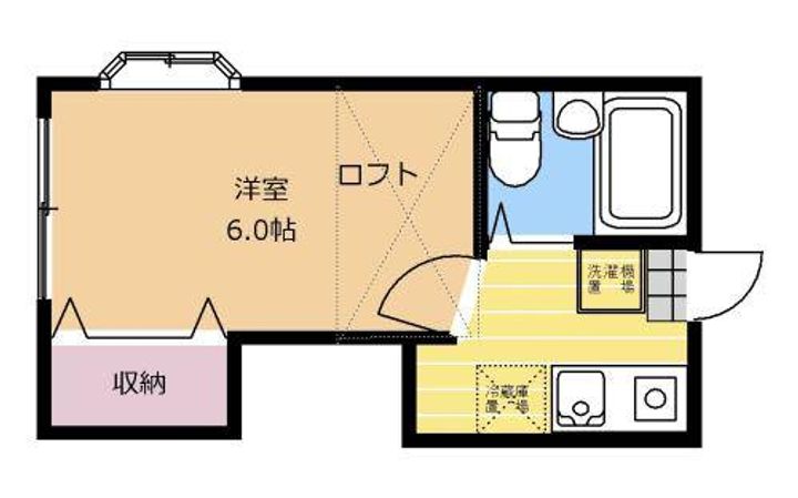 フラワーハイツ101の間取り