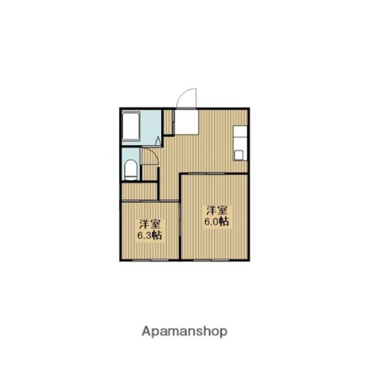 神奈川県相模原市中央区相生2丁目の賃貸マンションの間取り