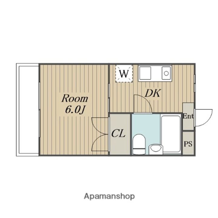 メゾン古淵303の間取り