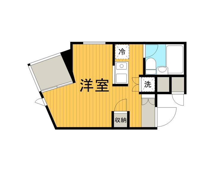 東京都町田市原町田2丁目の賃貸マンションの間取り