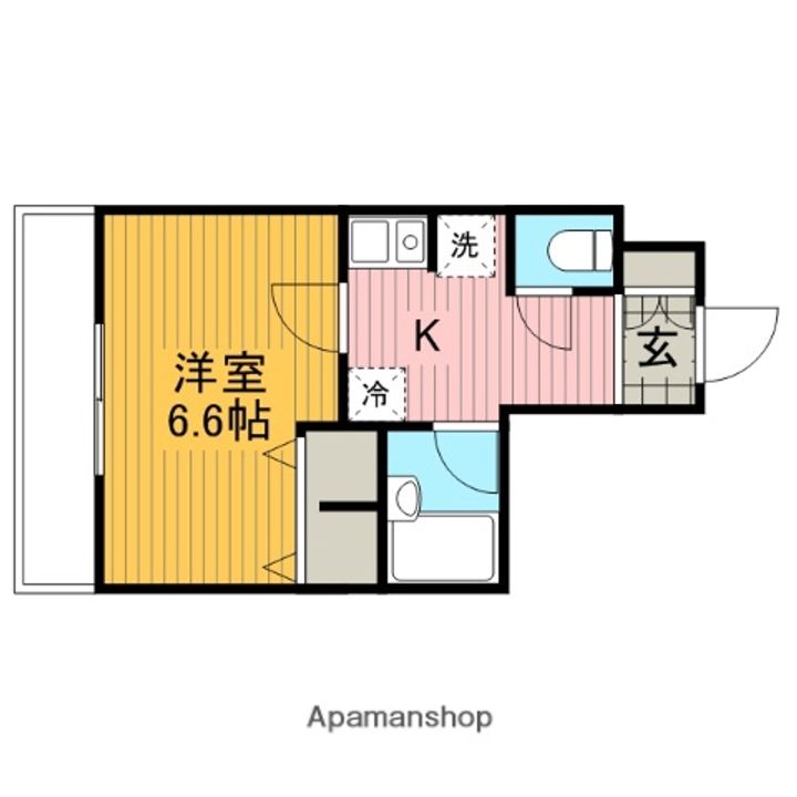 神奈川県相模原市南区上鶴間本町1丁目の賃貸マンションの間取り