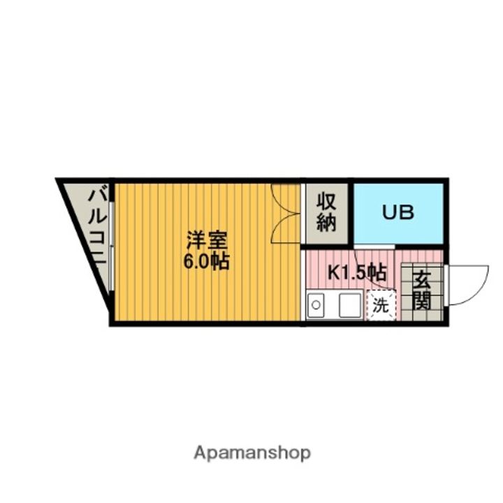 マンションFの間取り
