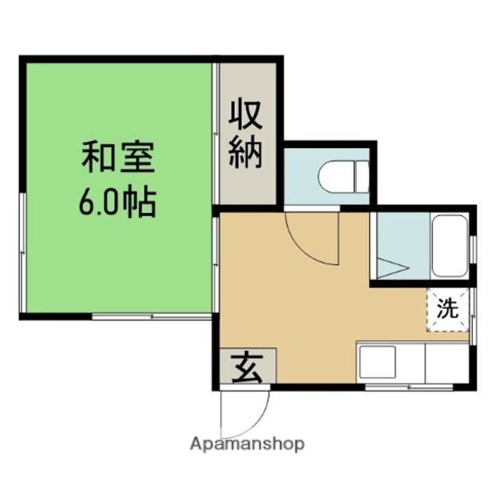 佐藤荘1Fの間取り