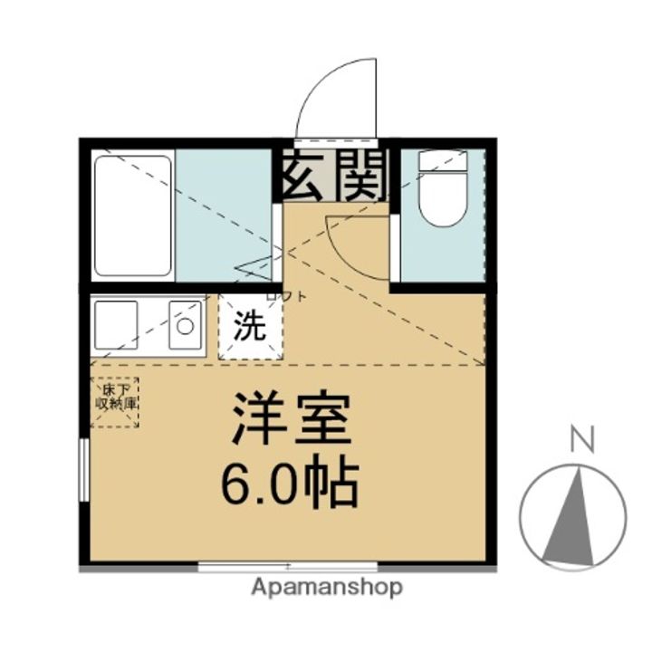ユナイト田浦フォルタレーザ101の間取り
