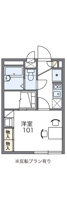 レオパレスルーナ スペランツァの間取り