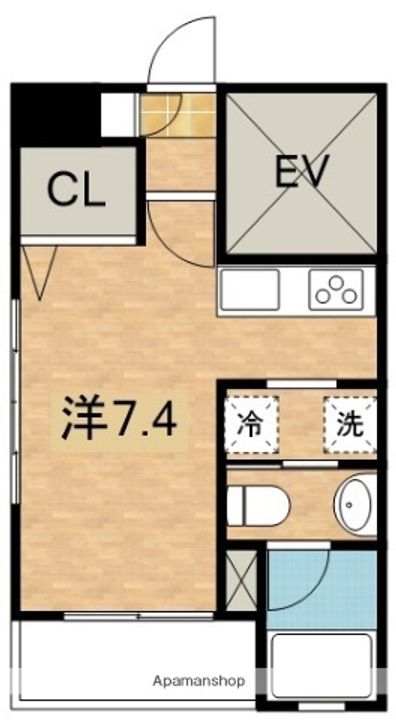 レフィナー元住吉の間取り