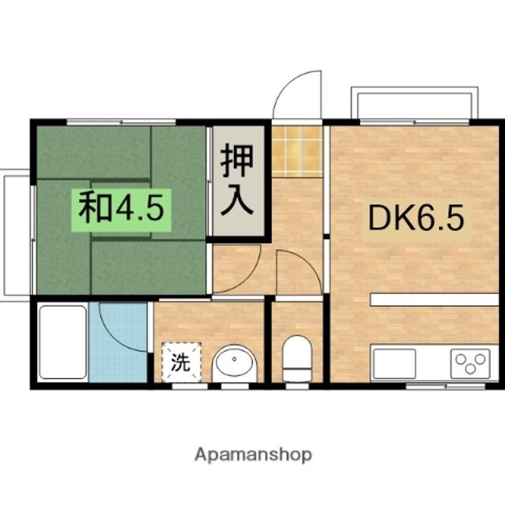 サクマハイツパートⅠ201の間取り