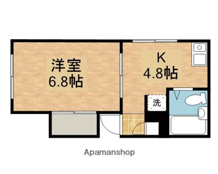パールハイムⅠ101の間取り