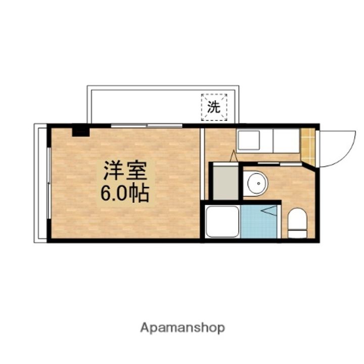 スターダスト日光台A棟303の間取り