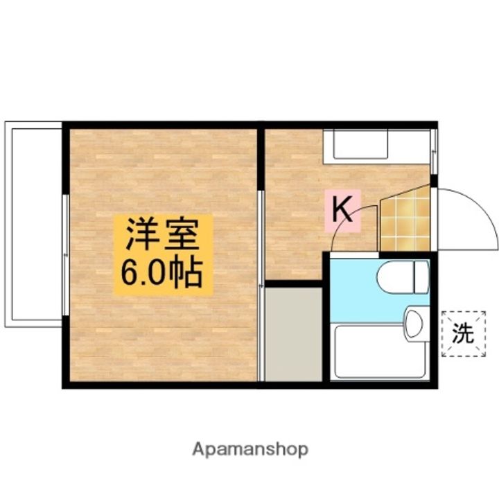 メゾンリビエラ205の間取り
