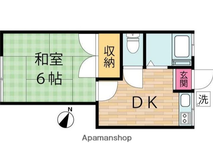 ハイツ久栄の間取り