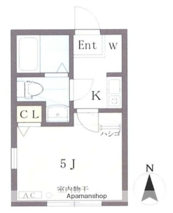 ハイム知希参番館の間取り