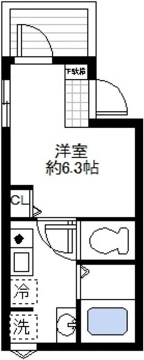 MELDIA川崎の間取り