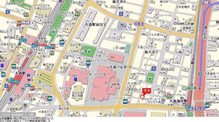 東京都品川区南大井3丁目の賃貸マンションの周辺