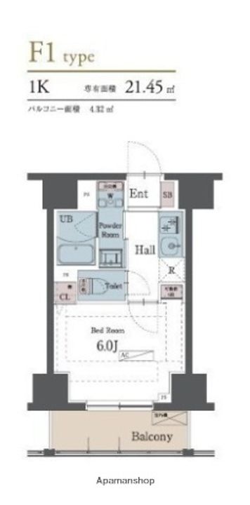 ラグゼナ横浜鶴見の間取り