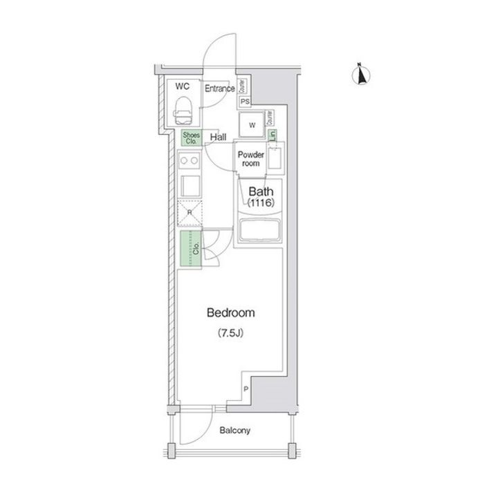 スタイリオ川崎の間取り