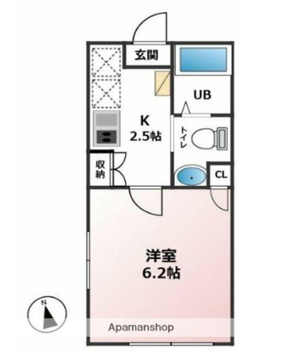 GRENADE横須賀の間取り