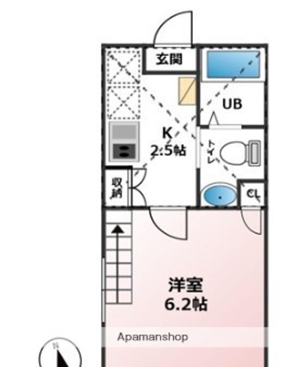 GRENADE横須賀の間取り