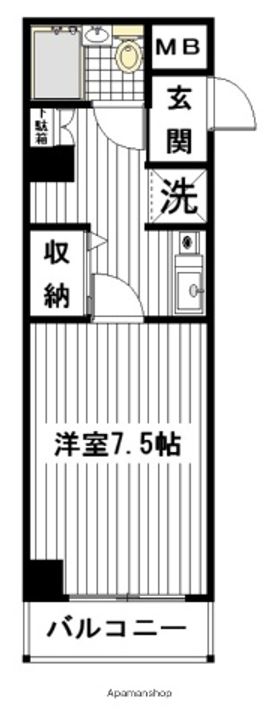 ベルライト鶴見の間取り