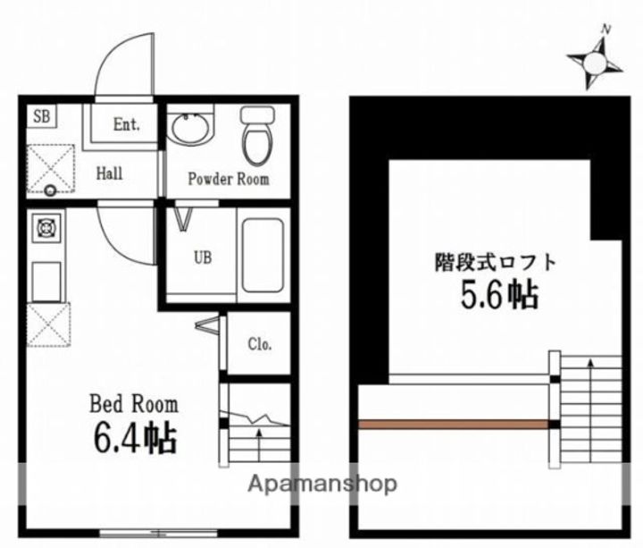 ハーミットクラブハウス横浜の間取り