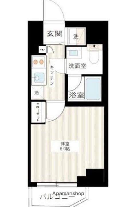 ラヴェニール横浜蒔田の間取り