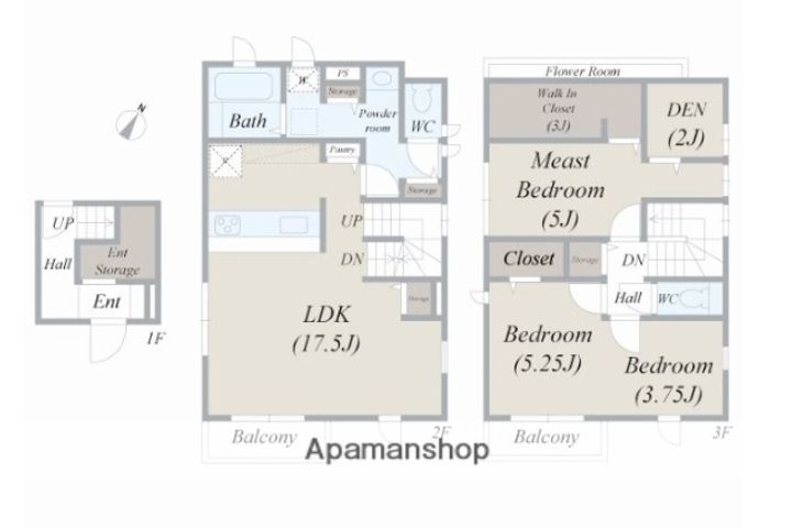 PALM TERRACEの間取り