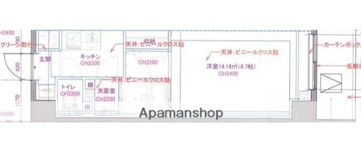 リヴシティ川崎新町の間取り