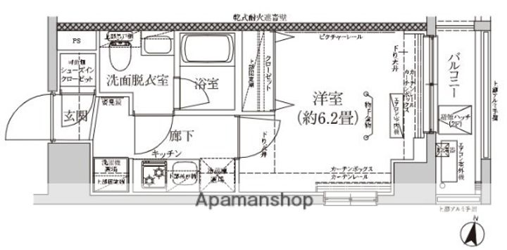 アイル プレミアム横浜 ノルドの間取り