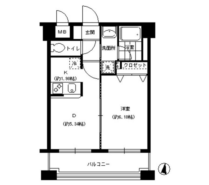 パークヒル三ツ沢の間取り