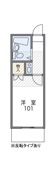 レオパレス東戸塚ヒルズの間取り