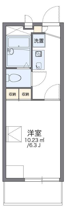 レオパレス雅の間取り